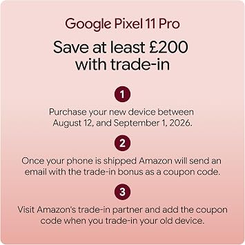 Google Pixel 11 Pro – Unlocked Android Smartphone - Obsidian, 256GB