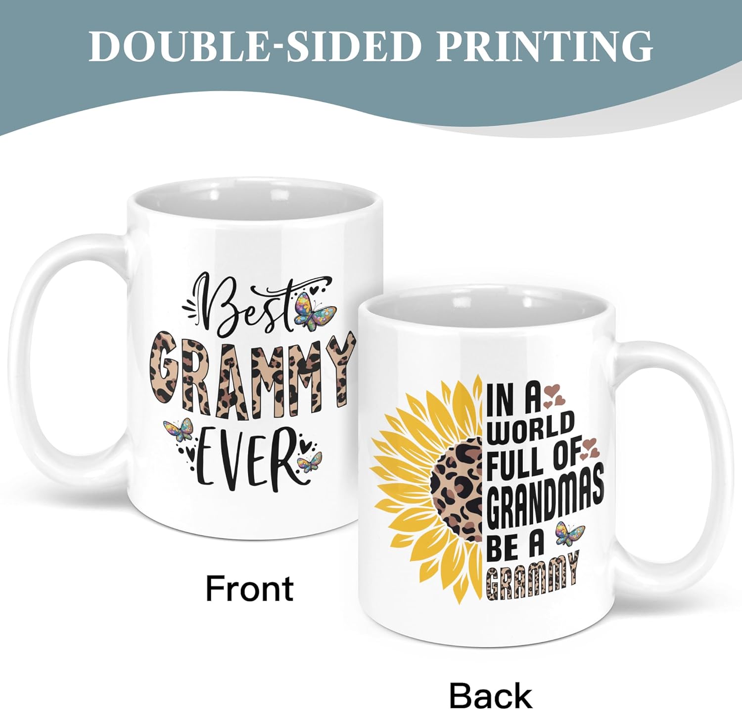 Grammy Christmas Gifts for Grandma 11oz Mug, Mothers Day Gifts For Grammy, Grammies Birthday Gift Ideas, Best Grammies Ever Mug - Image 4