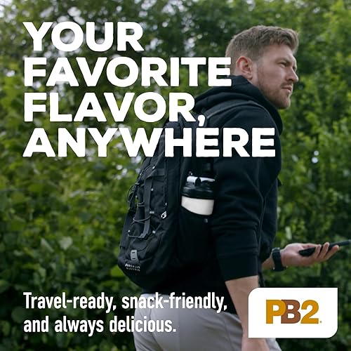 Miniatura 5 de PB2 Mantequilla de maní pura en polvo, [tarro de 2 libras/32 onzas], sin azúcar añadida, sin sal añadida, sin conservantes añadidos, maní tostado