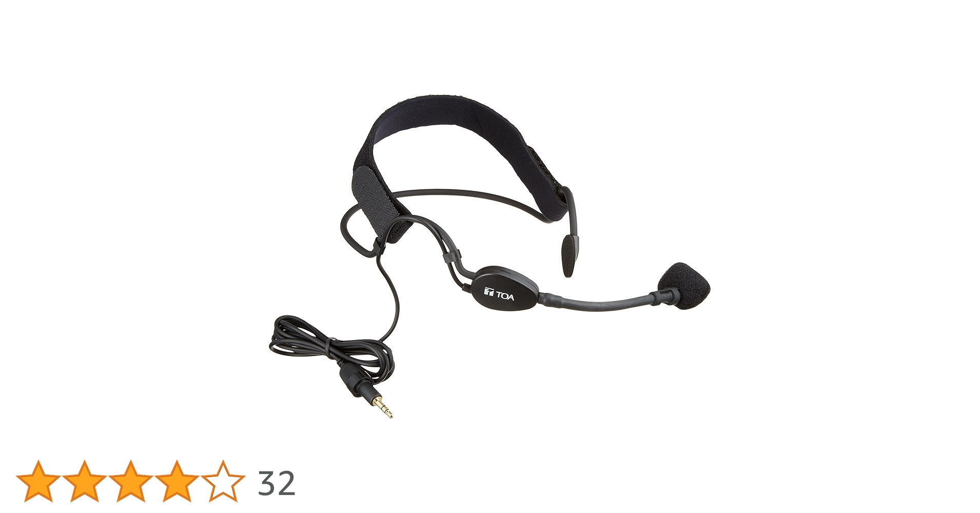 TOA 送信機&ワイヤレスヘッドセット （タイピン型付き）WH-4000A WH-4000A】TOA インストラクター用ヘッドセットマイクロホン (WM