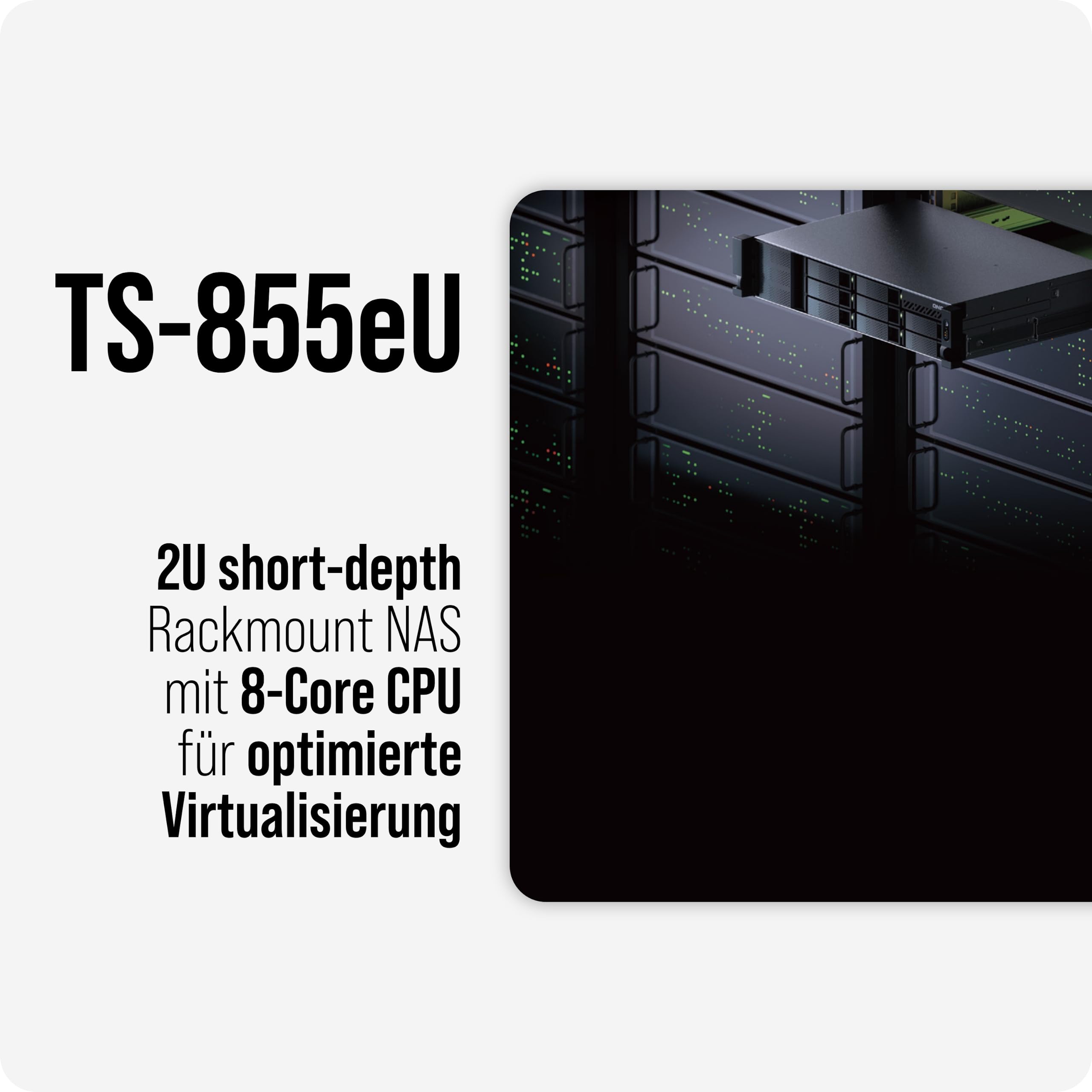STORAGE NAS QNAP TS-855EU-RP 8 BAIAS P/HDD SATA/SSD RACK | Amazon