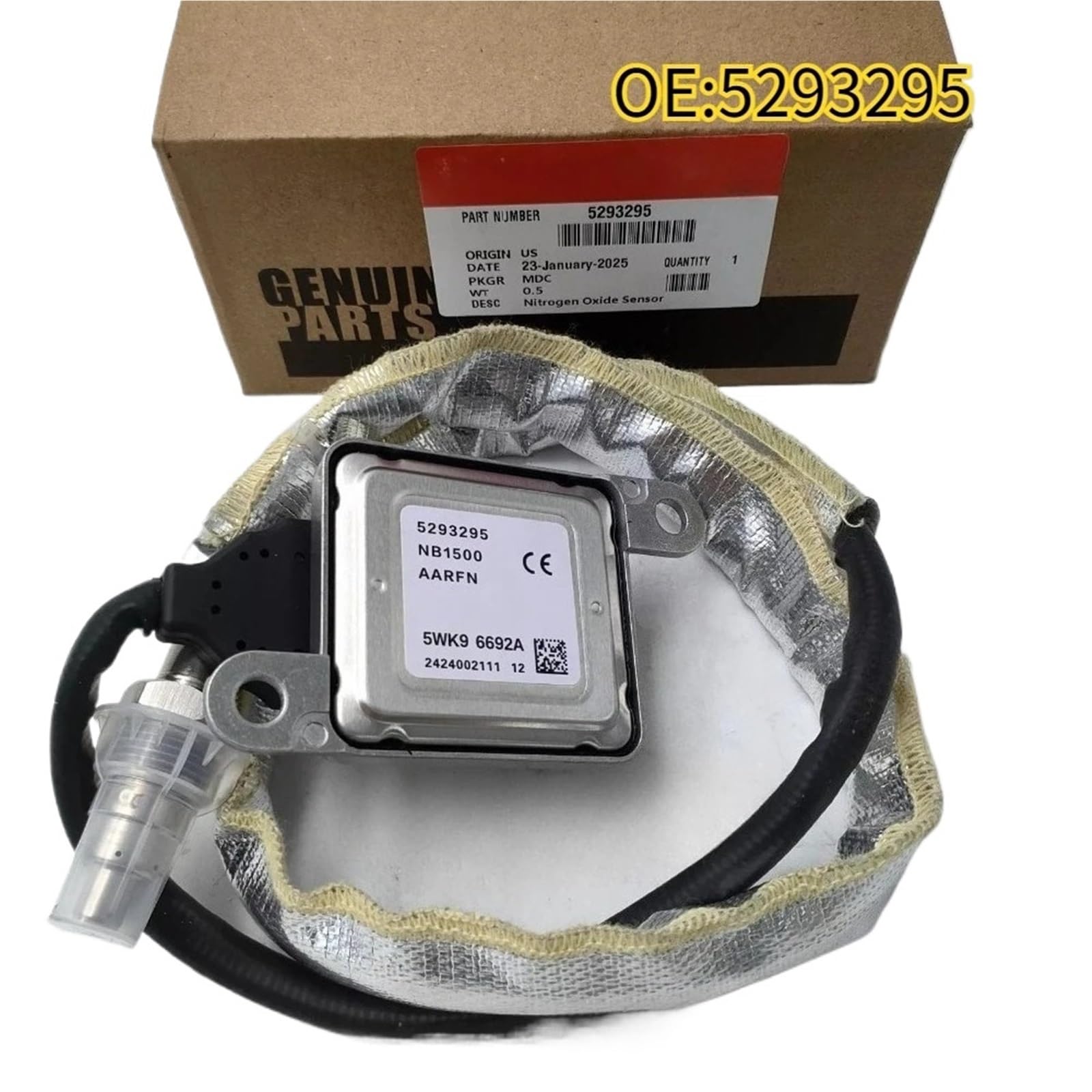 Bvdwuelgv One Color Nitrogen Oxide Nox Sensor For Isb 6.7L