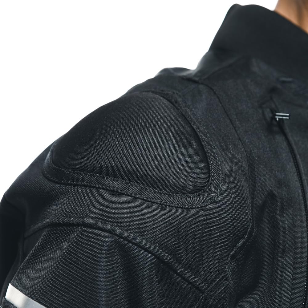 Dainese - Avro 5 Tex Jacket, Chaqueta de Moto de Tela con Protectores de Hombros