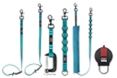 Prestige Elite - Set of 6 - Dog Groomers Helper Grooming Loops for Dogs Groomers - Adjustable Biothane Dog Grooming Loop, Belly Strap, Grooming Noose, Extension Strap & More - Dog Grooming Leash