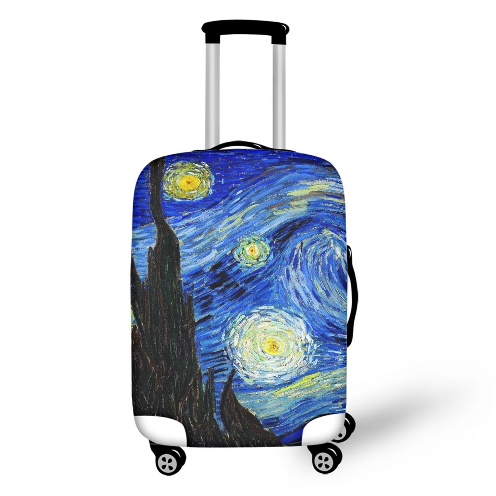 Ystardream Starry Night Travelling Luggage Cover Washable Suitcase Protector Anti-scratch Suitcase Cover Colorful Luggage Suitcase Protective Cover Fits 30 inch Inch