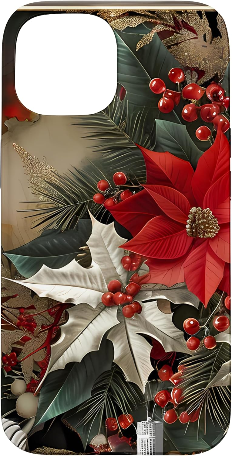 Christmas Classic Design - Vintage Holiday - Themed Decor Case for iPhone 15 Pro