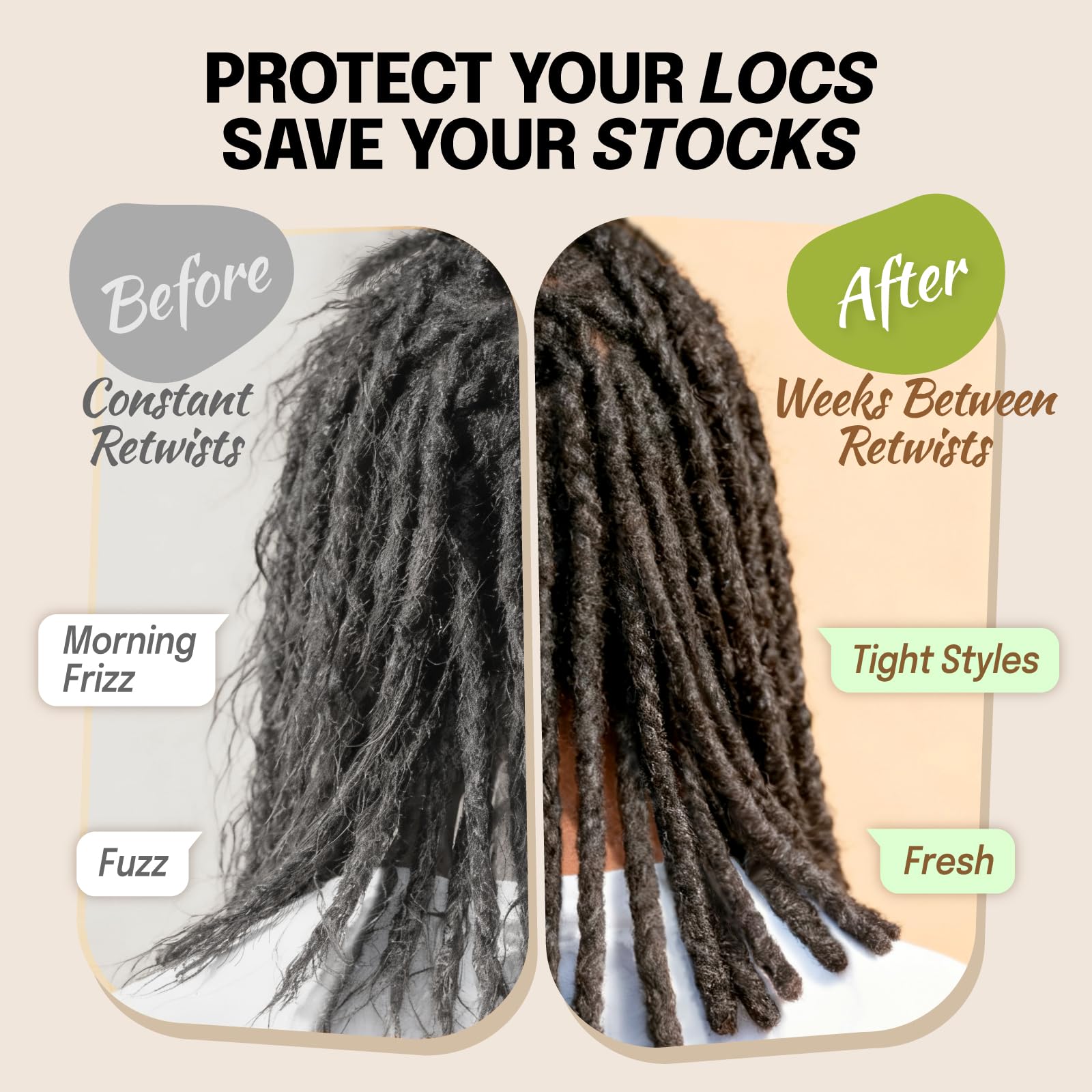 Large Satin Bonnet for Men Sleeping: Loc Cap Dreadlocks for Curly Braids Wave, Silky for Frizzy Hair Smooth, Adjustable No Slip Grey