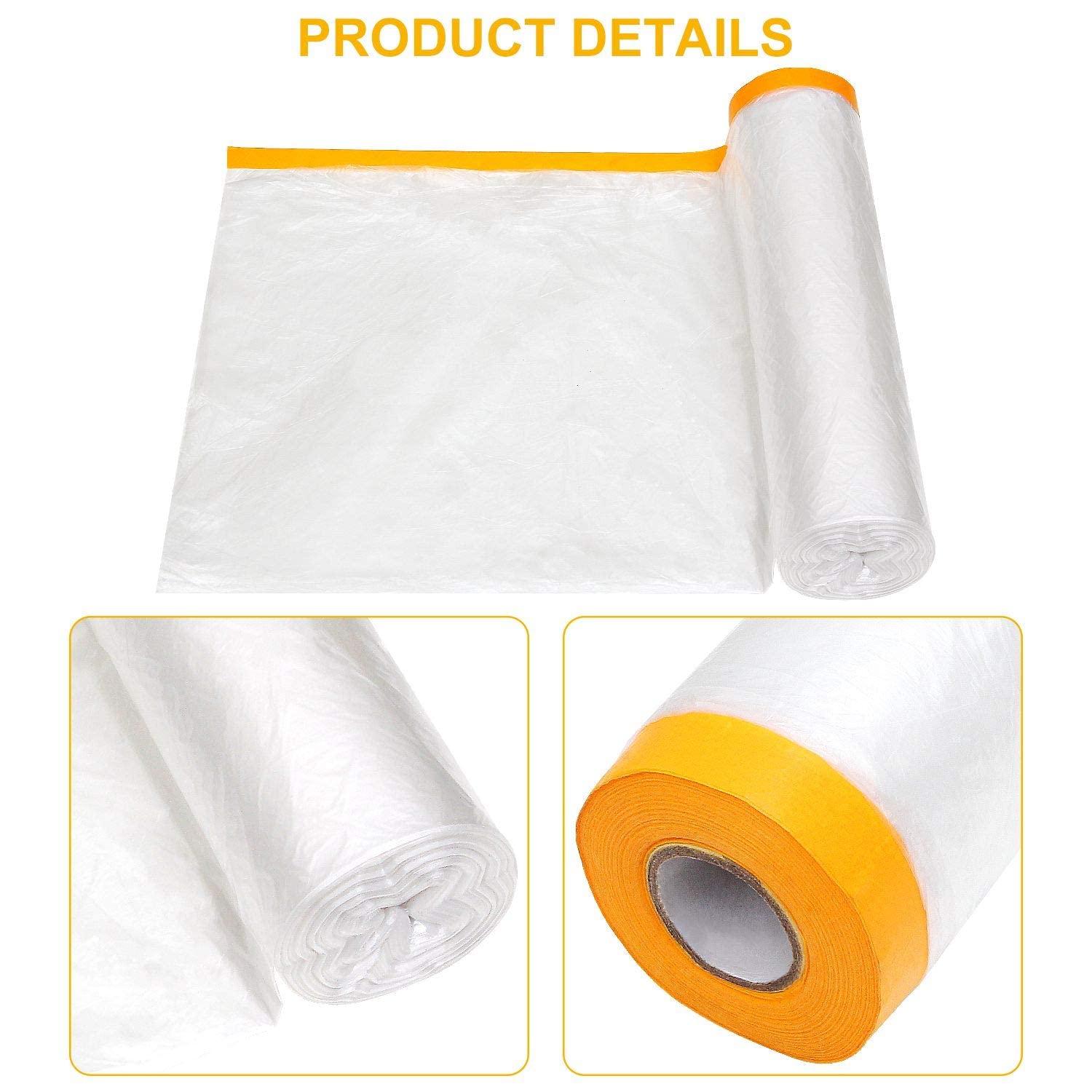 Delzon 5 Meter Single Side Adheshiv Heavy Duty, Transparent Reusable Nano Adhesive Tape, Washable Traceless Strong Gel Tape for Carpet,Photos Posters 1