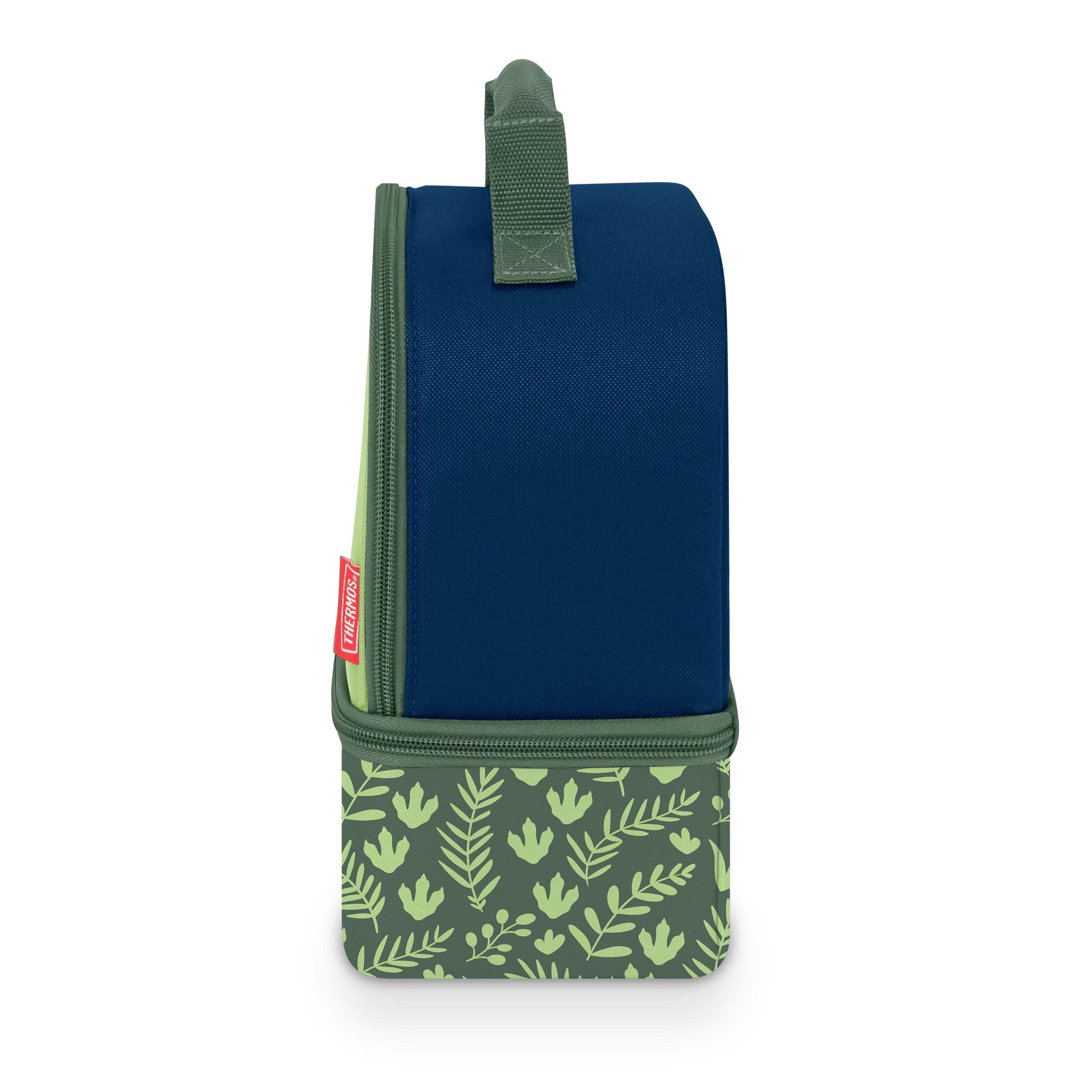 Thermos Lunch Box Dinosaur Kingdom Due Scomparti - Portapranzo Per Bambini Isolato, Senza PVC