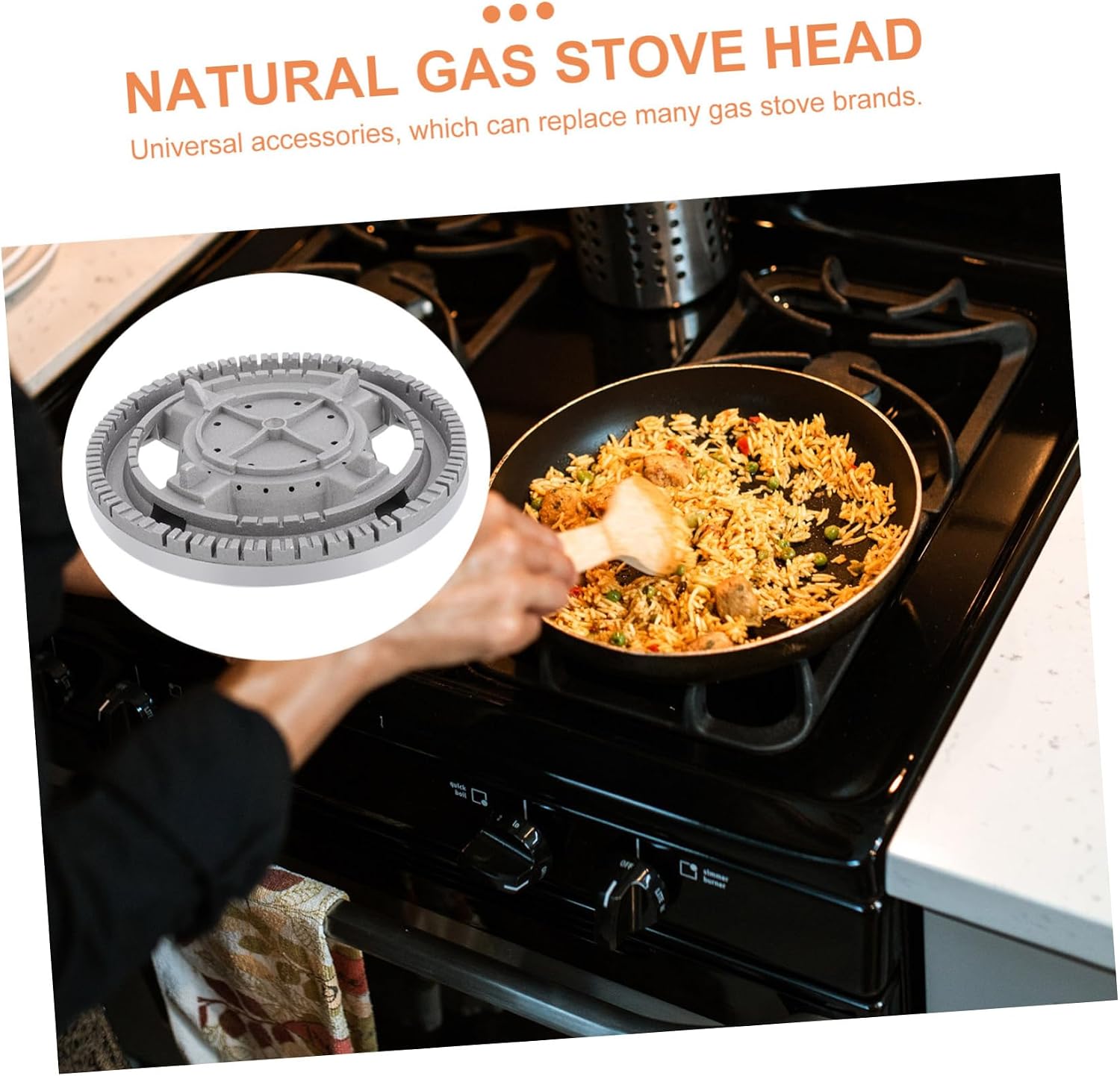 Embedded Gas Stove Burner Cap Replacement Iron Stove Head