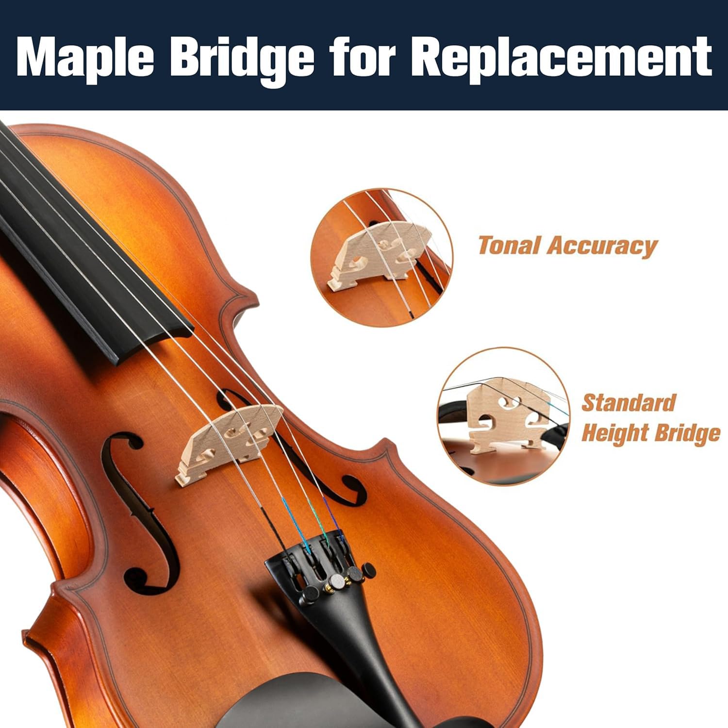 Amazon.com: Mendini by Cecilio 14-Inch Solid Wood Viola Set for