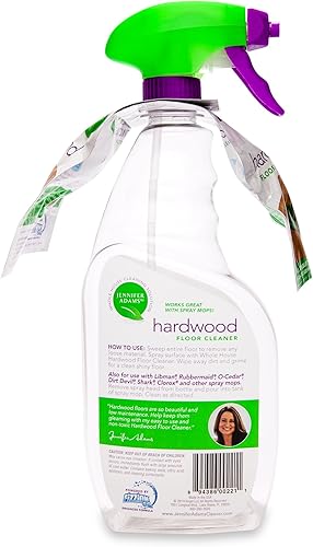 Miniatura 2 de Jennifer Adams Limpiador de pisos de madera dura - Botella vacía de 23 onzas con 2 tabletas - Limpiador de pisos laminados - Limpiador de pisos