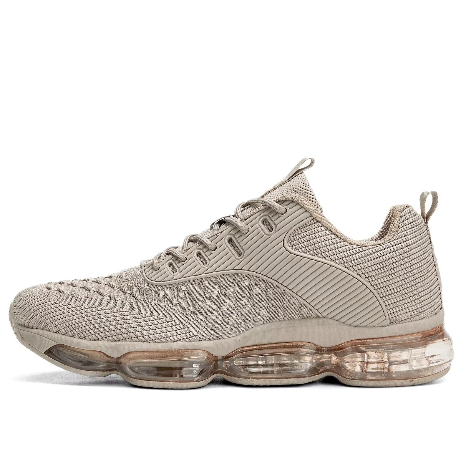 Mens Running Shoes Air Low Top Comfort Walking Lace Up Sneakers Breathable Fashion Tennis Sport Gym Fitness Cross Trainers