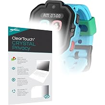 BoxWave Screen Protector Compatible with TickTalk 5 Watch - ClearTouch Crystal Privacy 2-Pack, Privacy Screen Protector Flexible Film Clear
