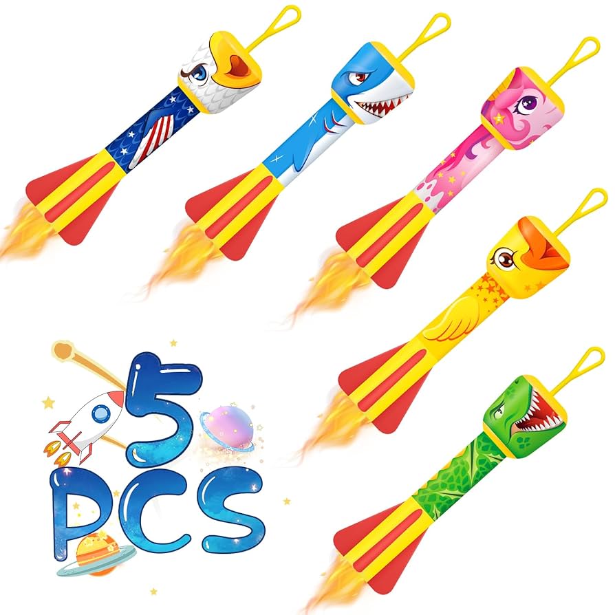 ⭐︎スポンジロケットランチャーおもちゃゲームアウトドア空飛ぶフォーム Amazon.co.jp: ロケットランチャー おもちゃ ゲーム アウトドア
