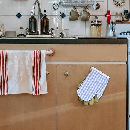 Vista 42 de Guantes de cocina para niños, 2 unidades, para jugar y cocinar, guantes para horno de microondas, guantes de cocina para hornear, guantes de cocina