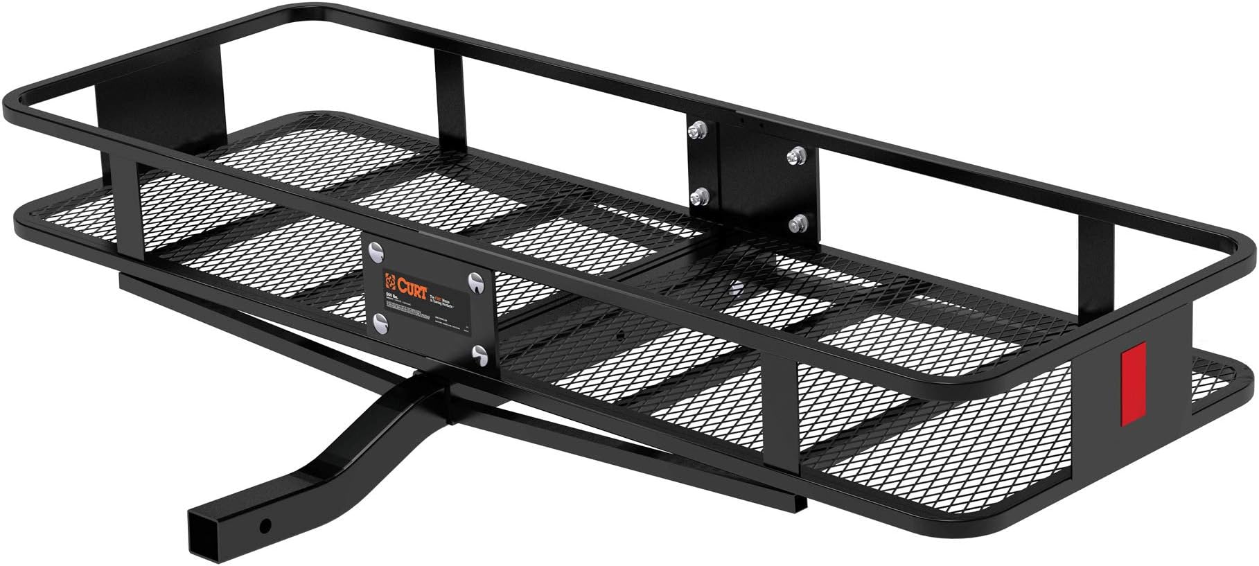 CURT Manufacturing 18153 Basket Trailer Hitch Cargo Carrier, 500 LBS Capacity, 60Inch x 231/2