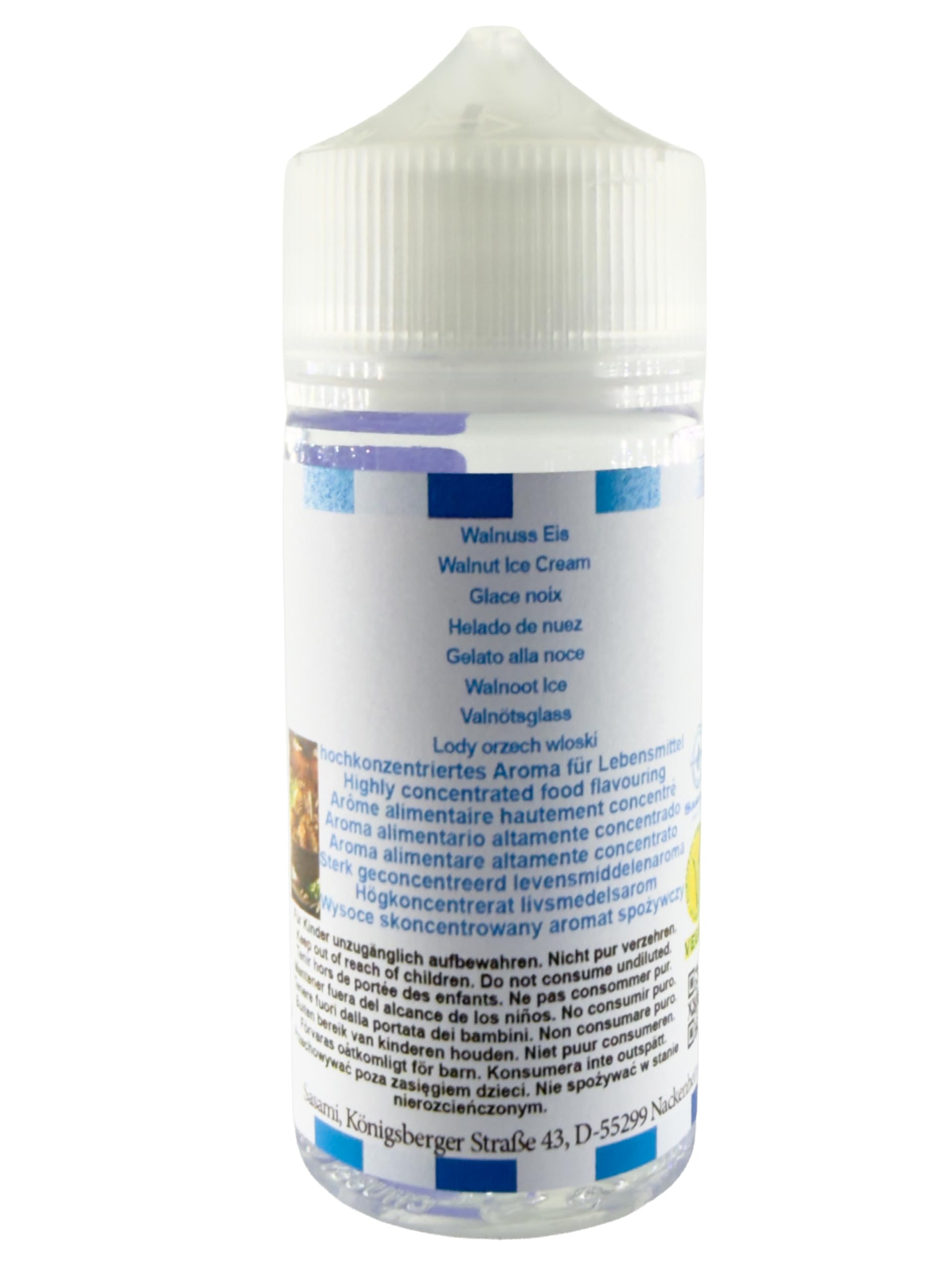 Lody orzech włoski aromat koncentrat – Wegański – Sasami – 100ml