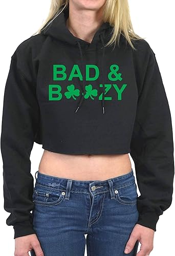 St patrick's day cropped sweatshirt Clearance