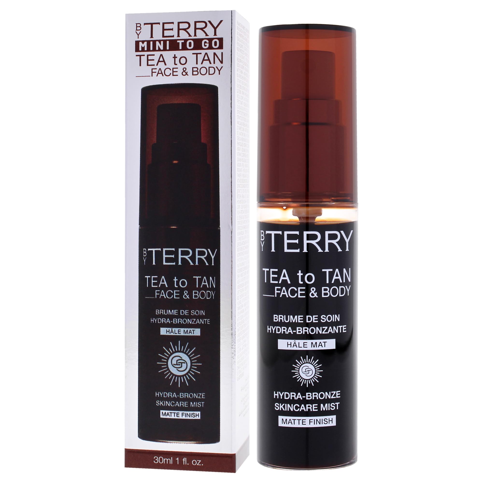 By Terry Tea To Tan Gesicht & Körper Matte Finish, Hautpflege-infundierter flüssiger Bronzer, langanhaltend, nicht übertragbar, 30ml