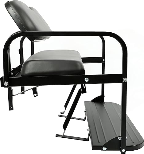 Vista 17 de KUAFU Kit de asiento trasero compatible con Yamaha Drive G29 2007-2016 asiento trasero plegable con cojín beige (beige)