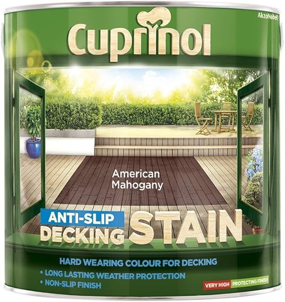 Cuprinol Ultra Tough Decking Stain 2.5Ltr American Mahogany