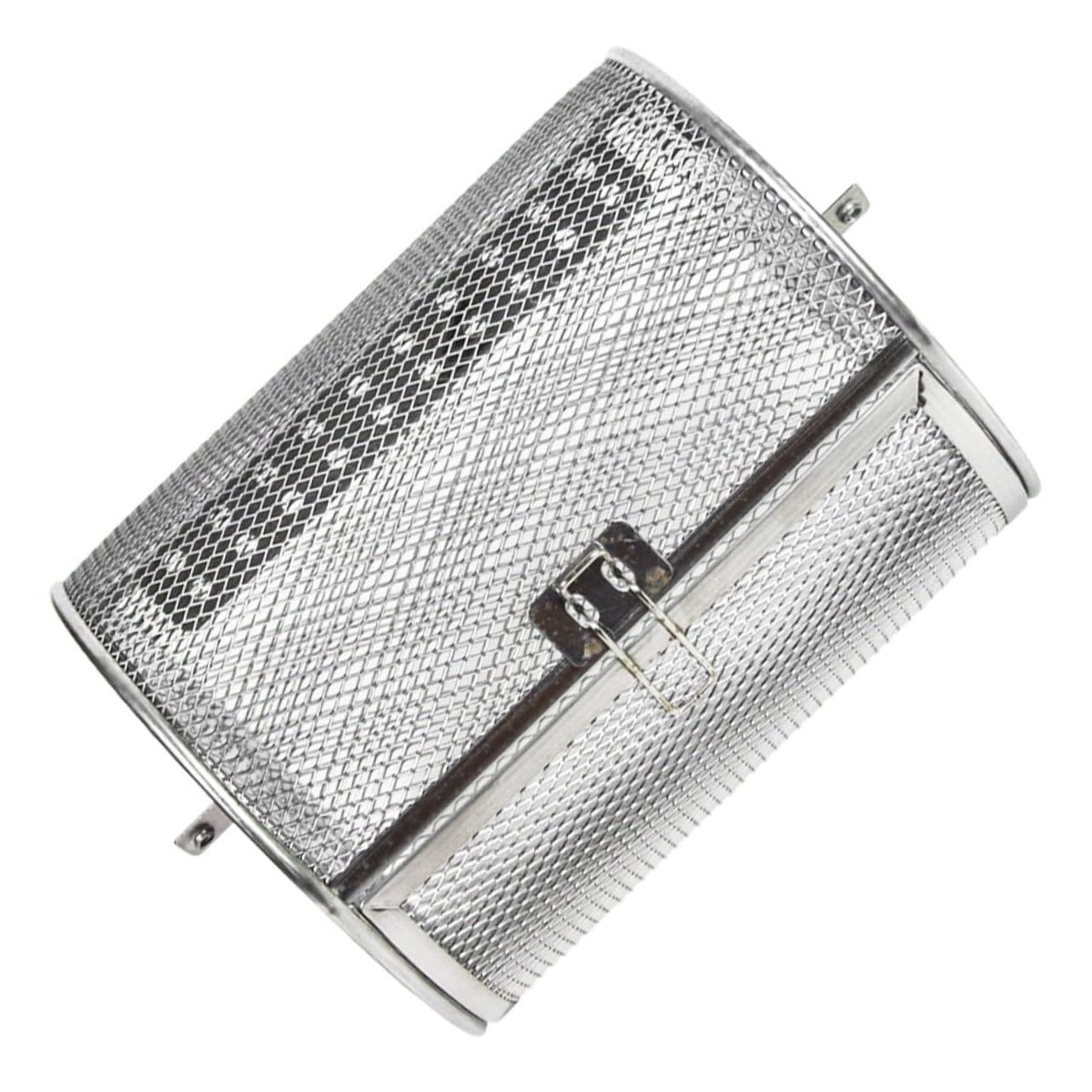 Cesta Parrilla Rodante Inoxidable con Puerta Giratoria para Horno Eléctrico y Asador de Carne Herramienta Práctica para Cocina y Barbacoa