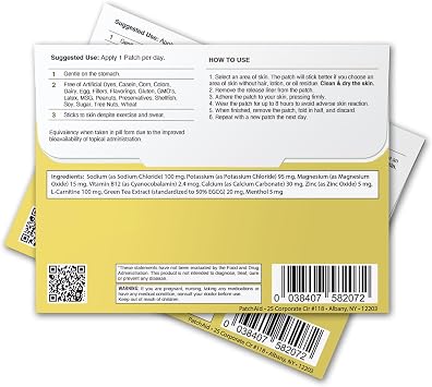 30-Day Fasting Support Patch by PatchAid