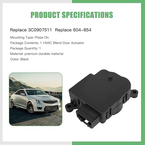 Vista 777 de SCITOO Reemplazo de actuador de puerta de mezcla de calentador HVAC para Ford F-150 2004-2008, para Ford para Lobo 2004-2008, para Lincoln para Mark