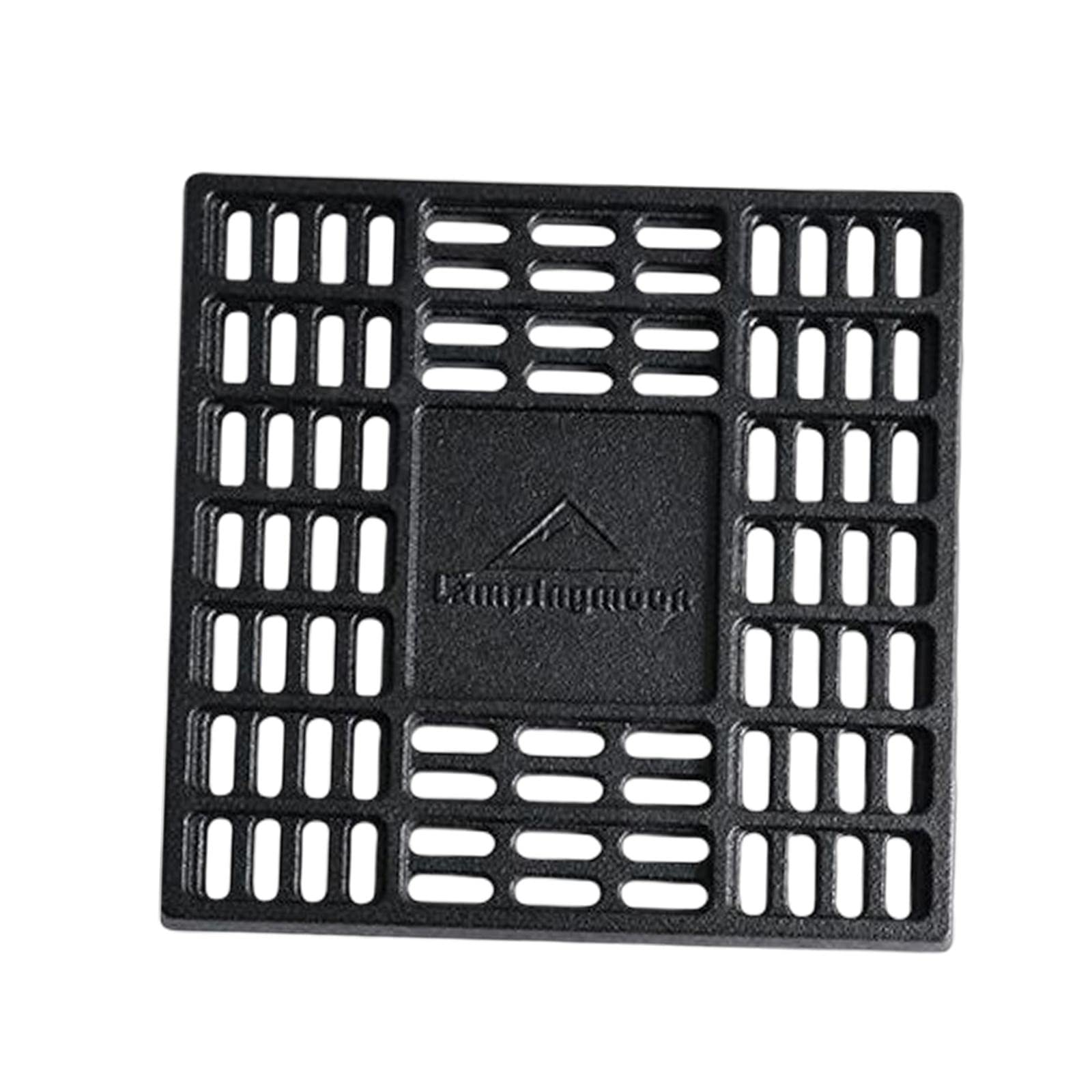 CALADNIS Outdoor Fire Pit Carbon Board Wood Burning Firepit Campfire for Travel 25x25x1.5cm-image-23