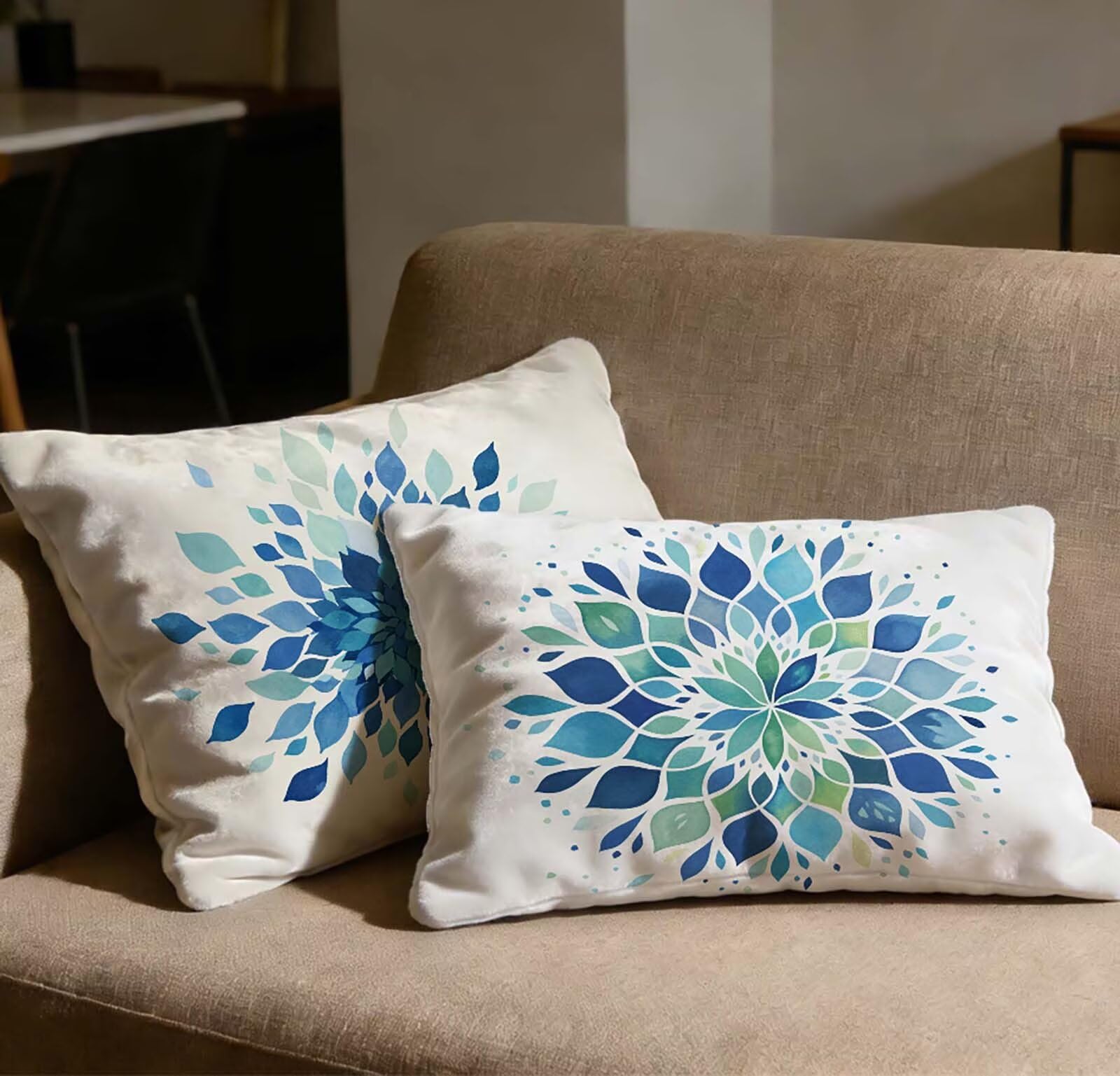 Taie oreiller 70x90 blanc housse de coussin velours rectangulaire lit