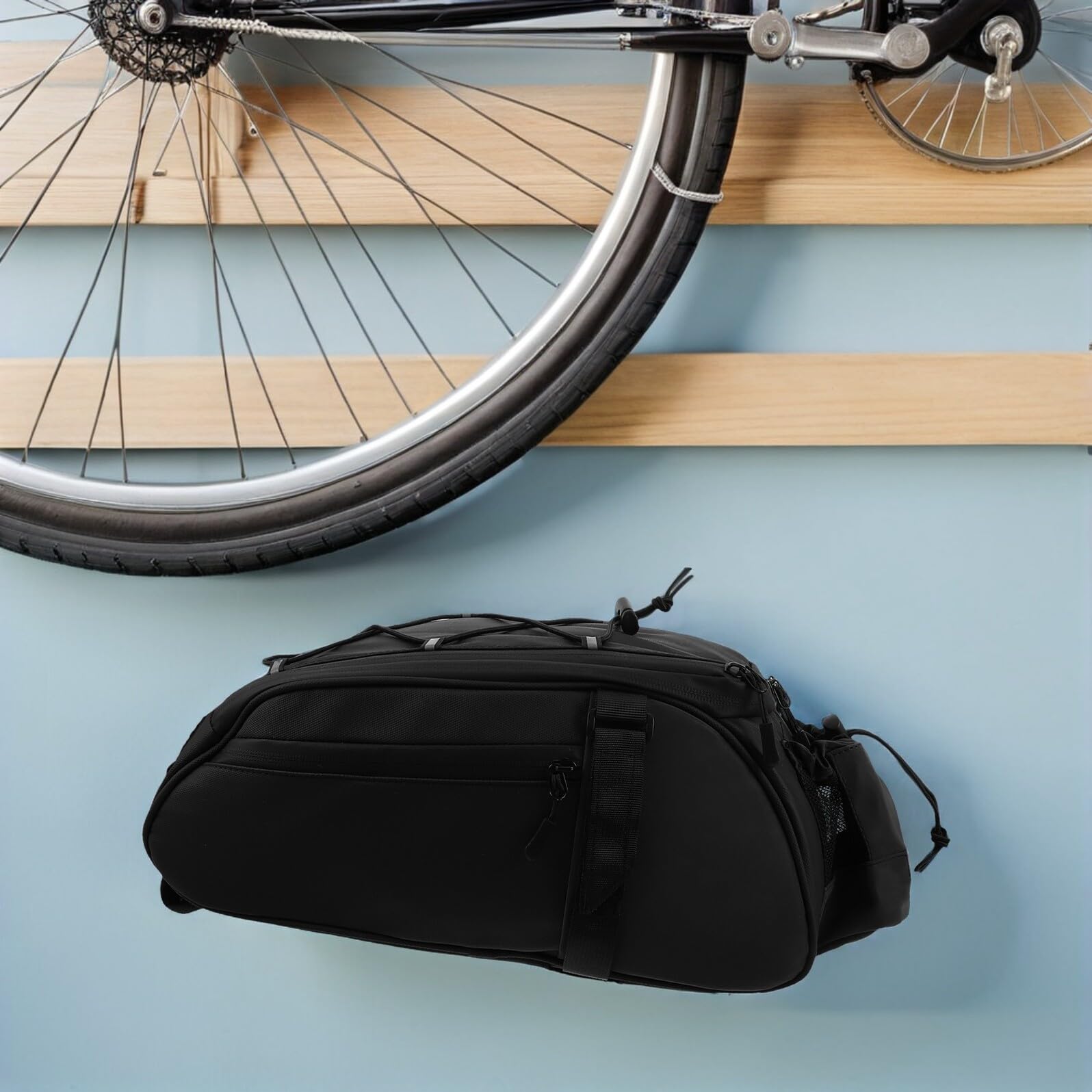 Borsa Posteriore per Bici Grande capacità Borsa Laterale per Portapacchi Posteriore e Ciclismo Resistente alla Pioggia per Viaggi e Pendolarismo