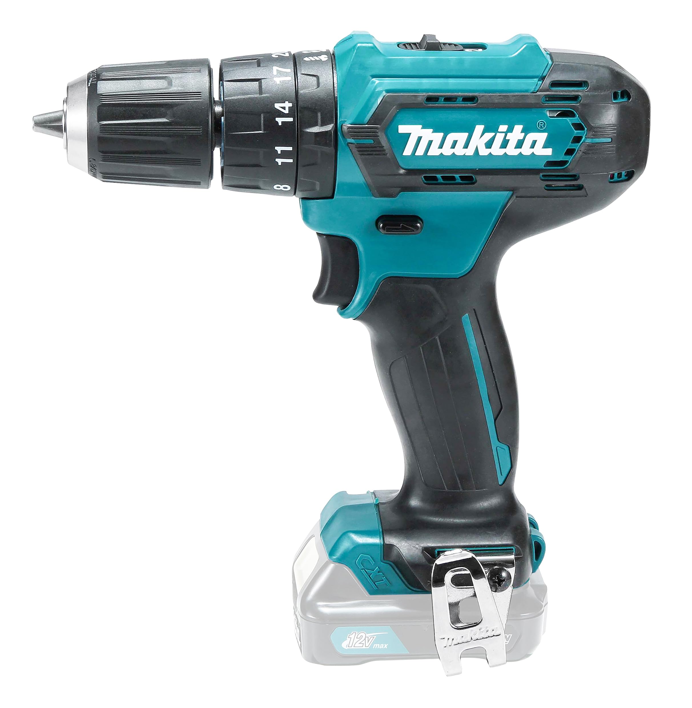 Makita HP333DZ HP333DZ-Taladro percutor 12v CXT, Nero, 3/8_pollice