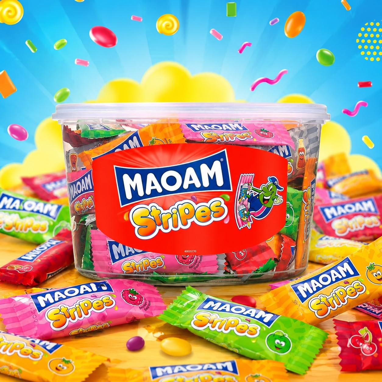Maoam Stripes Pack of 100 : Amazon.de: Grocery