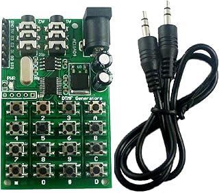 lixuesong AE11A04 DTMF módulo decodificador de voz interface de entrada de voz com indicador LED para MT8870/CE004/CE005/CE023/AD22B04 cabo de decodificação de frequência complexa macho para macho