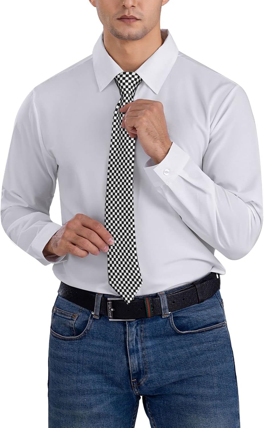 Siiuuol TiesFor Men,Classic Holiday For Wedding Party Dances Business Gifts Necktie