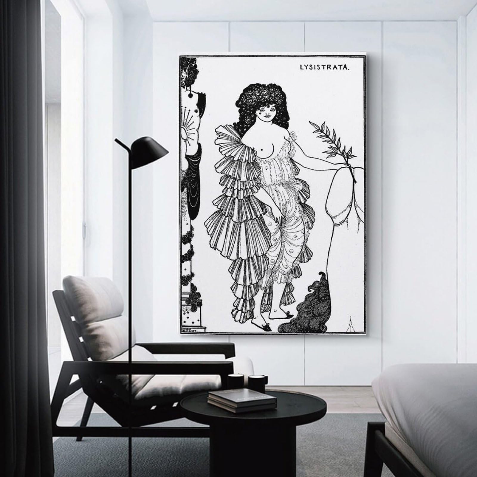 Amazon.co.jp: Aubrey Beardsley オーブリー・ビアズリー 代表作品《女