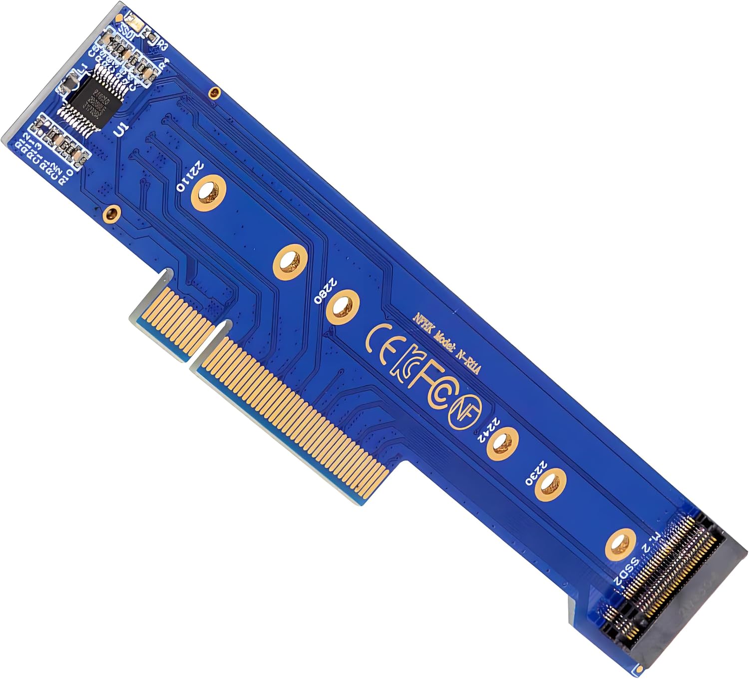 Virtual Raid NGFF Low Profile Dual 2X NVME M.2 SSD to Detachable Bifurcation PCIE Express Gen4 X8 X16 Raid Card VROC Raid0 Hyper Adapter