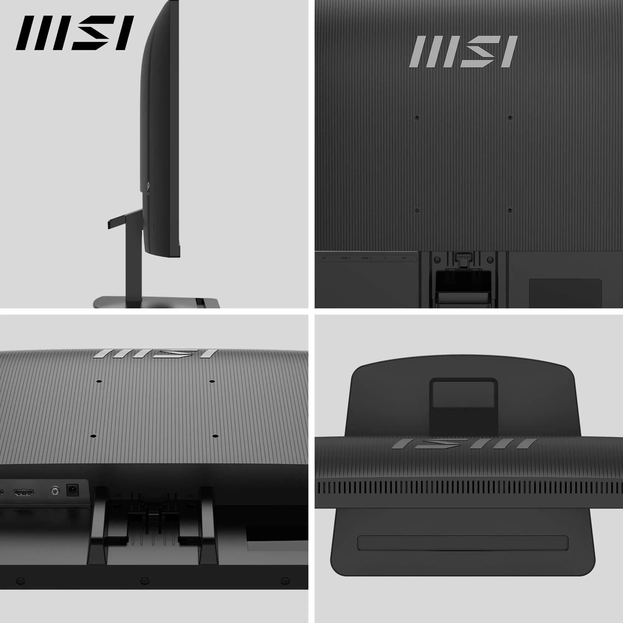 MSI PRO MP273Q E7 Écran d'ordinateur WQHD 27" 2560 x 1440 IPS, 75 Hz, 1 ms, HDR Ready, Adaptive-Sync, Soin des yeux, HDMI 2.0, DP 1.2a, Inclinaison réglable, support Vesa, noir