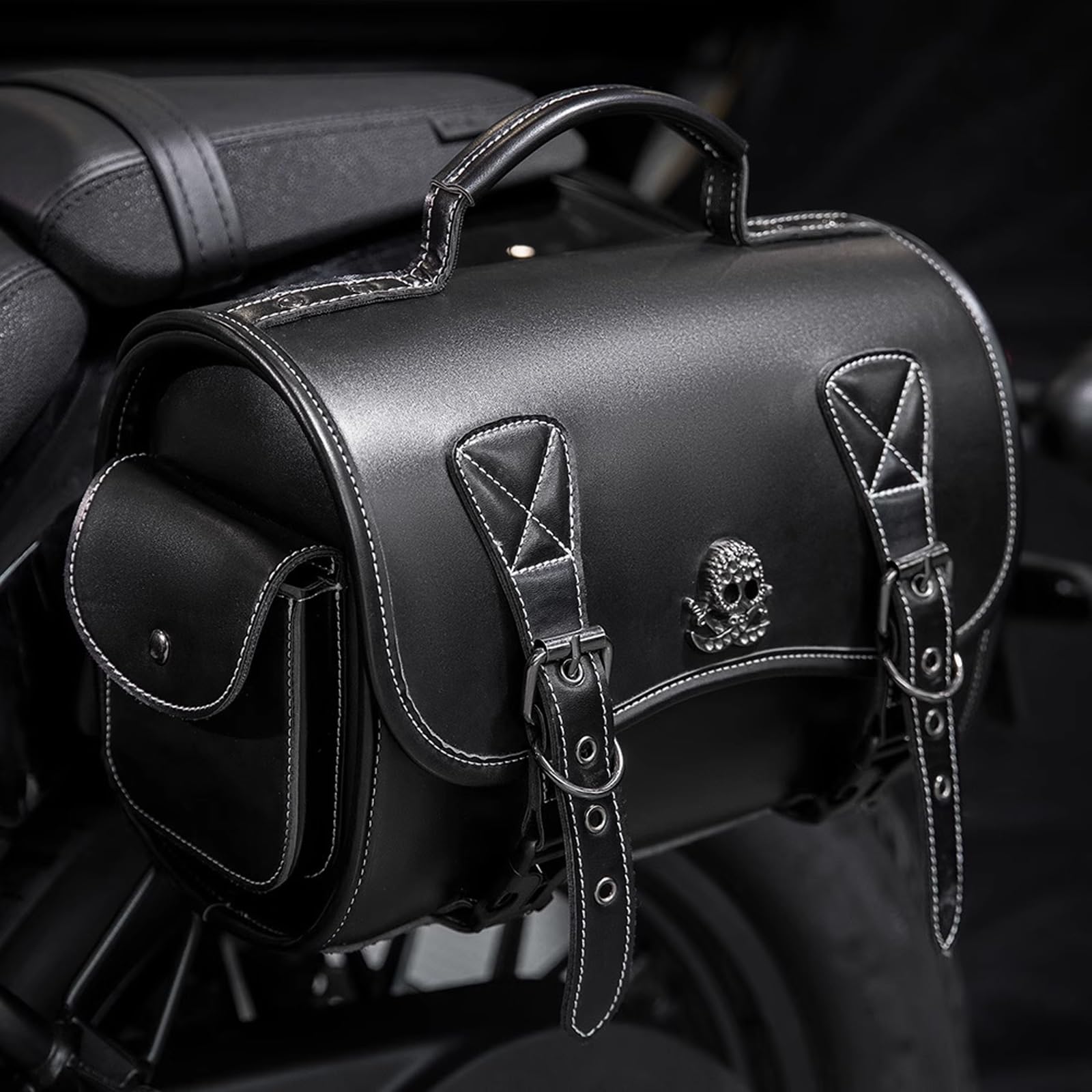 Sakwa Motorowa Torba na Siodełko Motocyklowe Wodoodporna, Torba na Motocykla Multifunkcja 25L Duża Pojemność Tasca na Narzędzia, Uniwersalne 1PCS