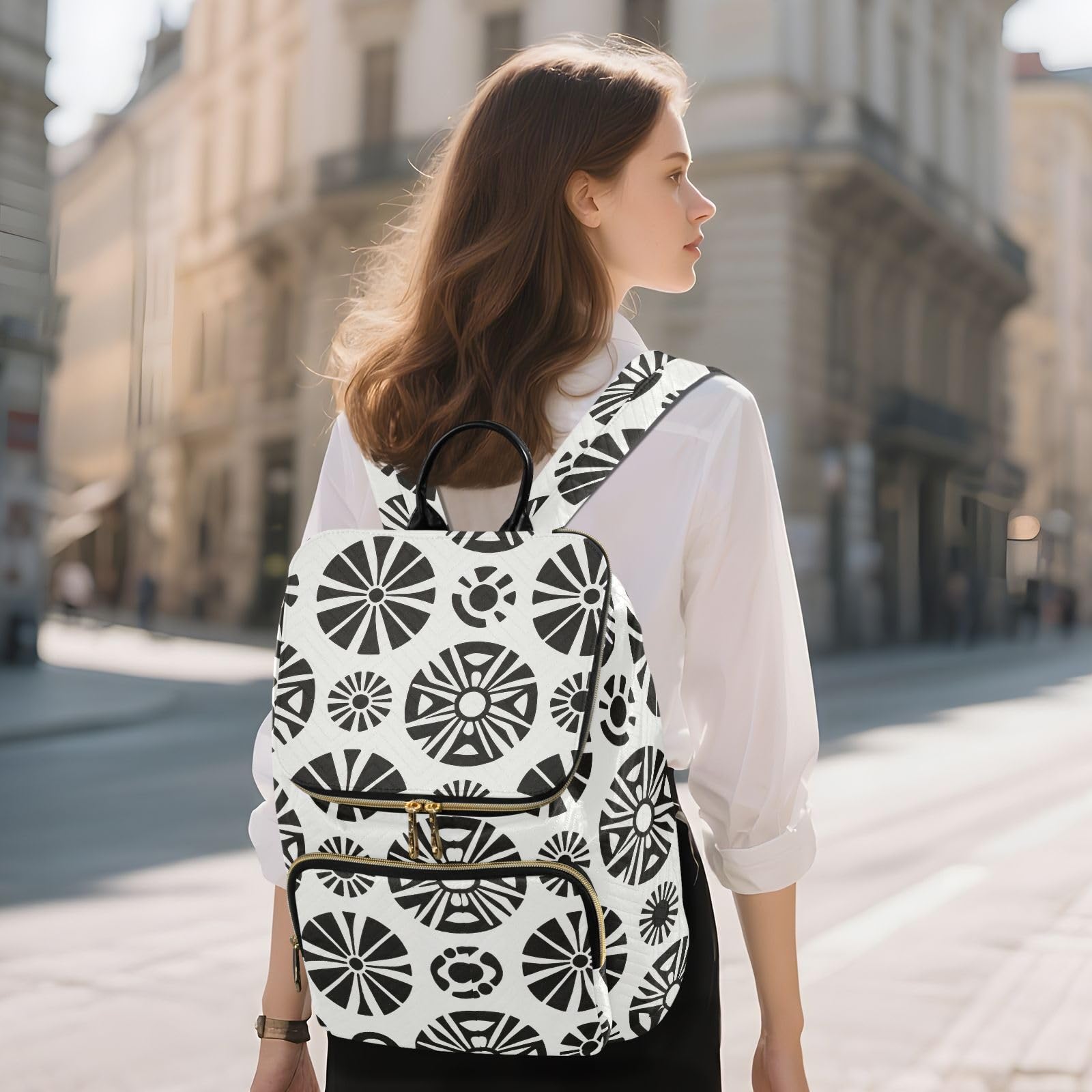 Zaino elegante da donna, 15 l, resistente, leggero