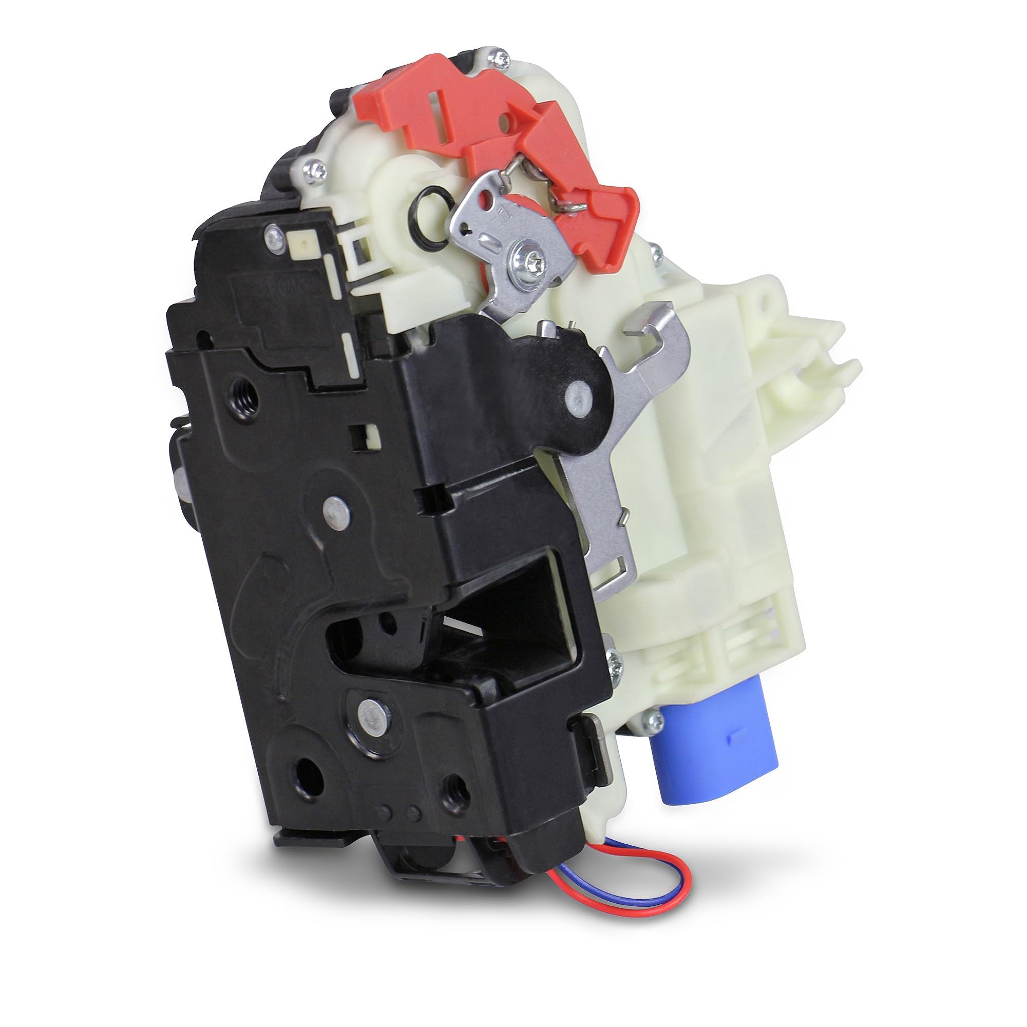 BESTPRICE 1x serrure de porte avec servomoteur avant gauche, Compatible avec SKODA FABIA 2 (542), FABIA 2 break (545), ROOMSTER (5J7), ROOMSTER Praktik (5J)