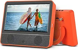 TV Portátil de 7 Polegadas Com Bateria - Sintonizador ATSC Digital, Saída de Fone de Ouvido, Porta USB/TF, Entrada HDMI - Mini TV Para Acampamento, RV, Cozinha