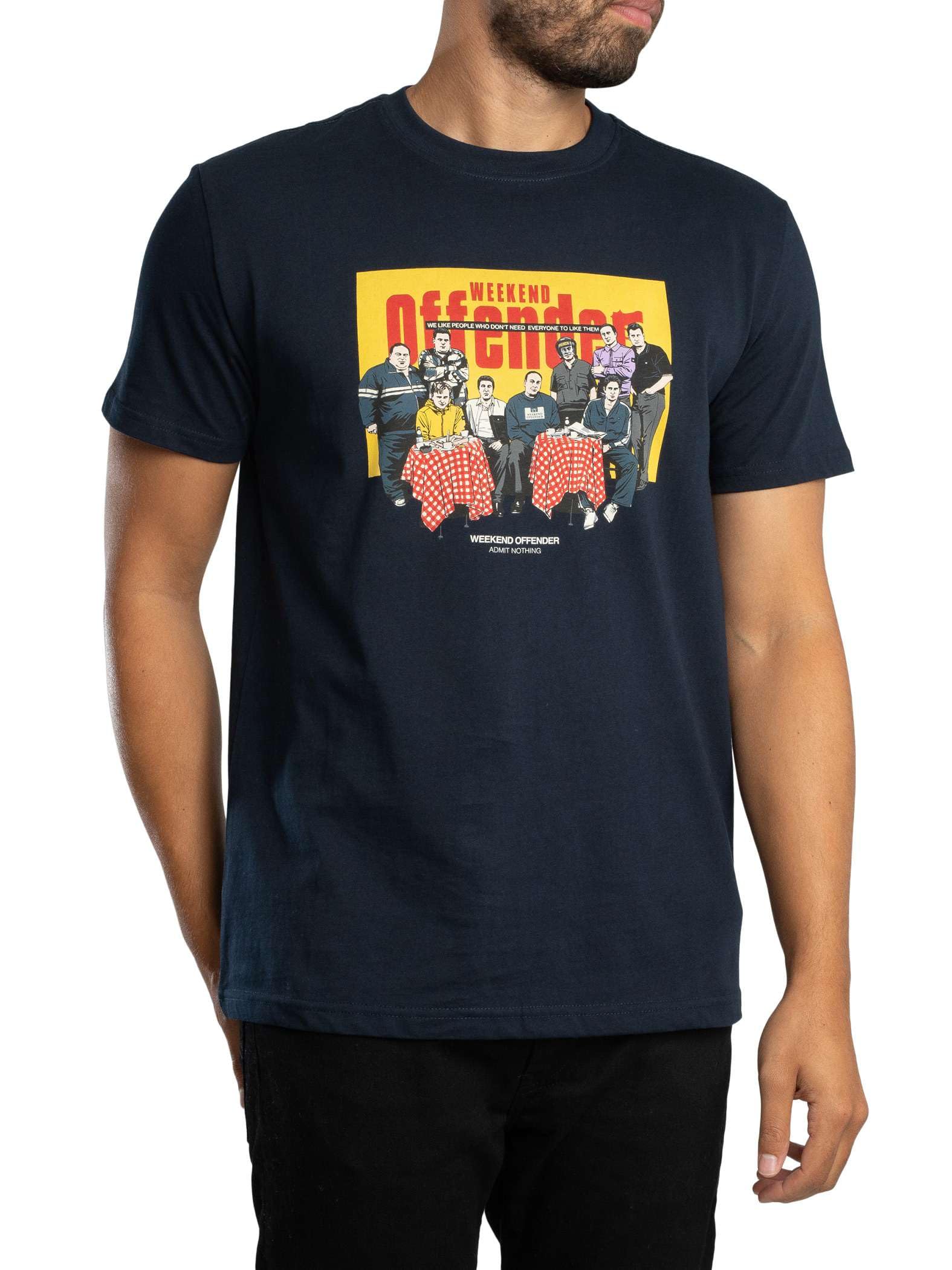 Weekend Offender Men's Vision Graphic T-Shirt, Navy, XL