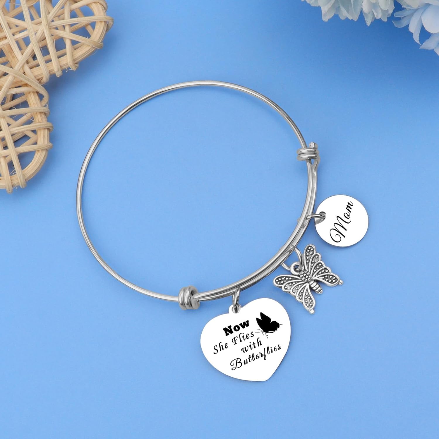 Bereavement Gift Bracelets Sympathy Gifts for Loss of Mom Grandmother Memorial Gift for Loss of Sister Brother Father In Memory Jewelry Gift Remembrance Gift for Women Condolence Gifts - Image 4