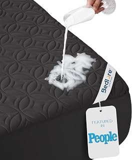 BEDLORE Waterproof Mattress Protector, Twin Size Mattress Pad