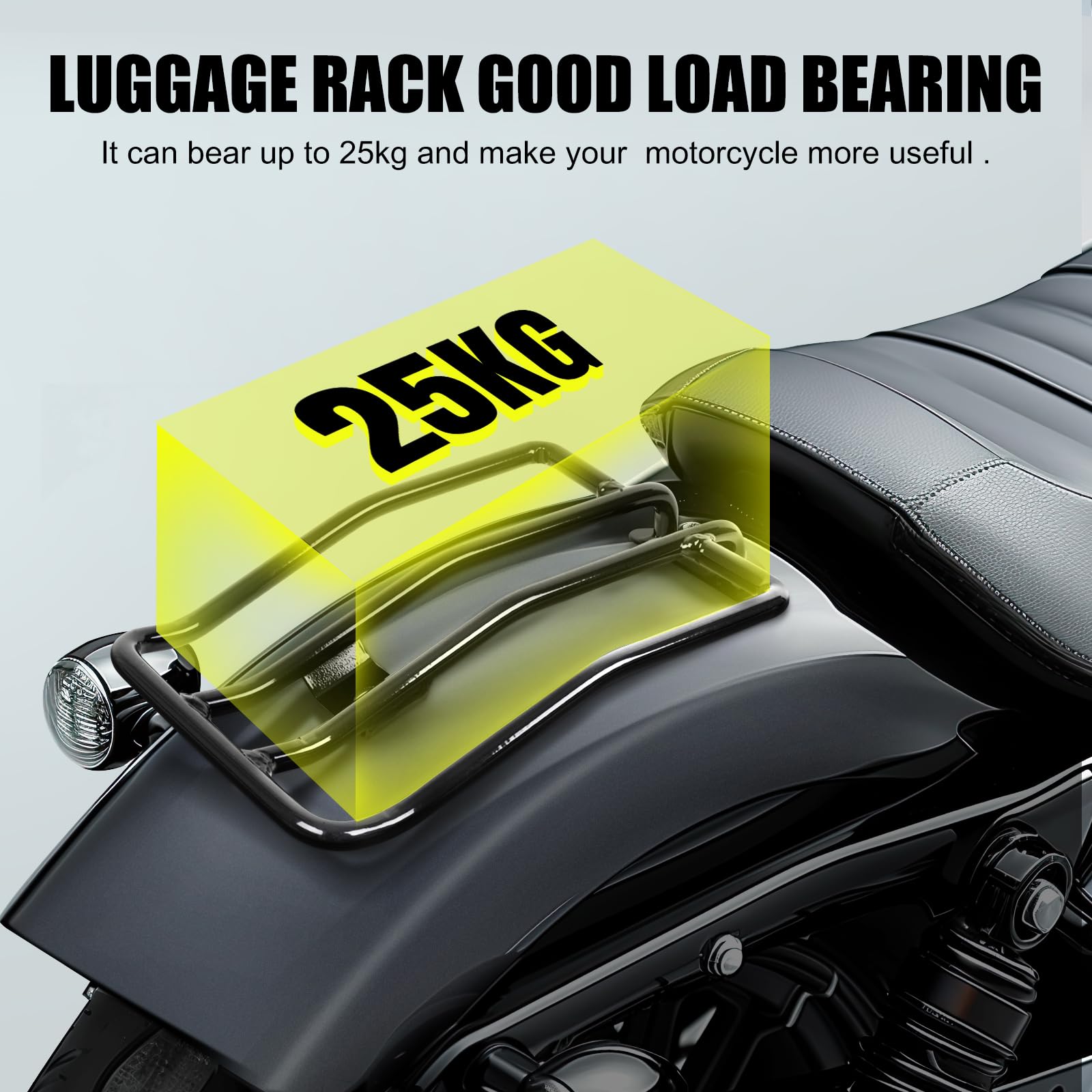 Portapacchi Per Sportster Iron 48 XL 883 XL1200 Portapacchi Posteriore Per Moto Sedile Singolo