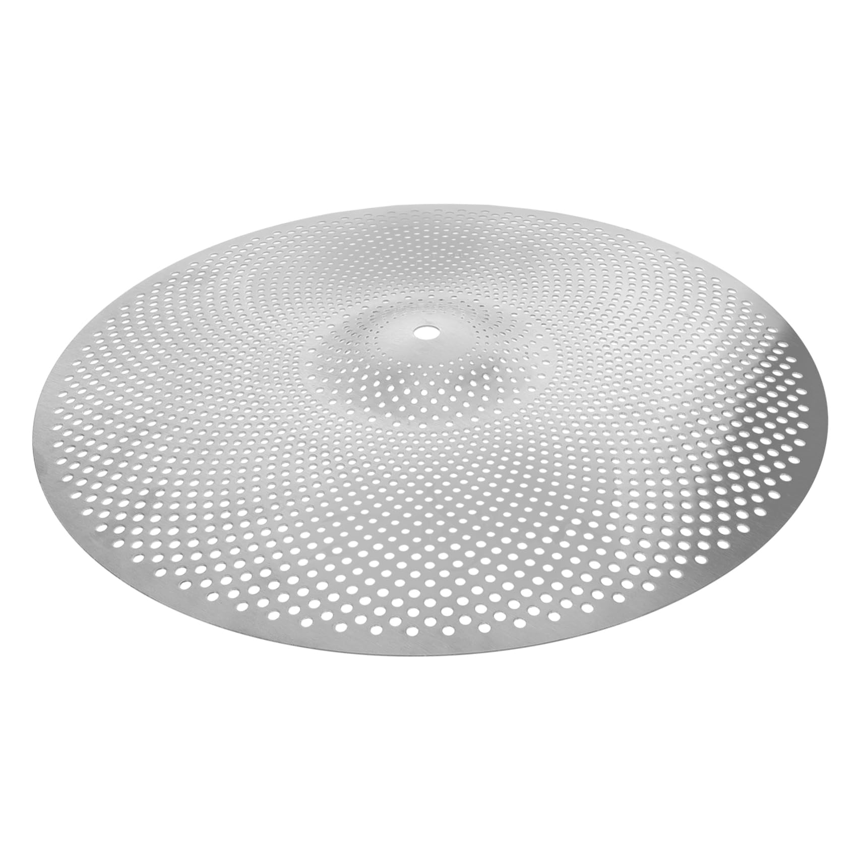VICASKY Silent Drum Set Accessory 14in Alloy Drum Cymbal Percussion Instrument Accessory Noise Reduction