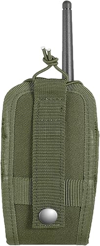 Miniatura 2 de FRTKK Soporte de radio táctico, funda de radio Molle, funda universal para radio, bolsa de radio militar resistente para policía, bombero, chaleco