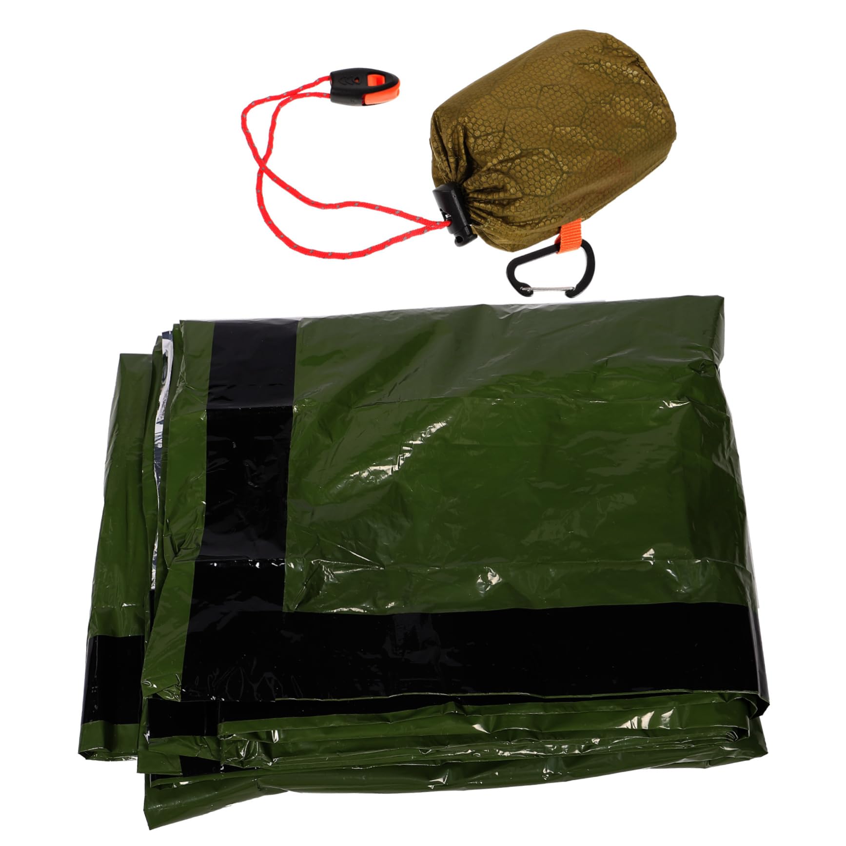 TOYANDONA Saco De Dormir De Emergencia Cálido Ligero para Viajes para Adultos para Acampar Compacto Frío Equipo De Senderismo Mantas Térmicas De Emergencia Película De Aluminio